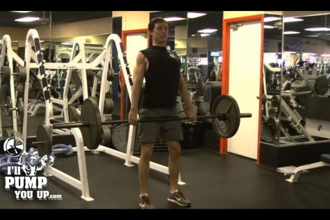 Conventional Barbell Deadlift End