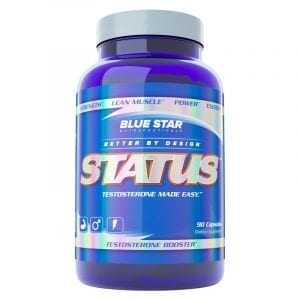 A bottle of Blue Star Nutraceuticals Status