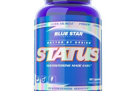 A bottle of Blue Star Nutraceuticals Status