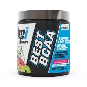 A container of BPI Sports Best BCAA