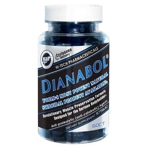 A bottle of Hi-Tech Pharmaceuticals Dianabol