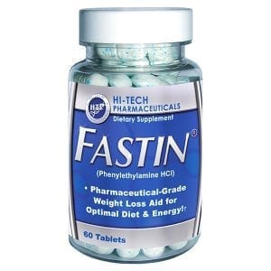 A bottle of Hi-Tech Pharmaceuticals Fastin
