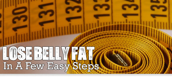 lose belly fat in a few easy steps header