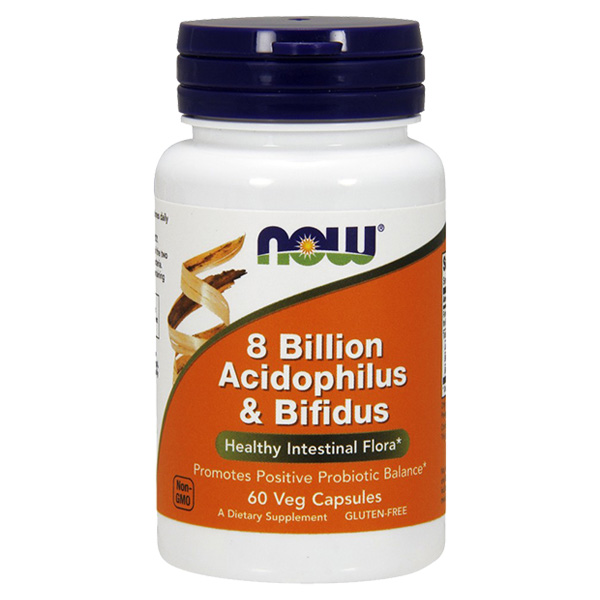 now 8 billion acidophilus and bifidus