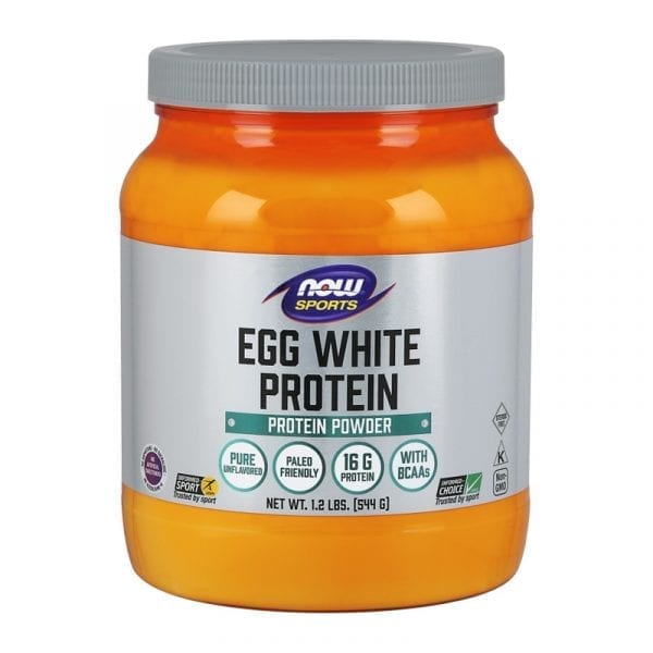 now egg white protein unflavored