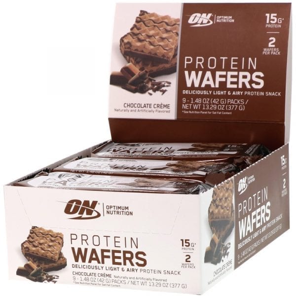 optimum nutrition protein wafers