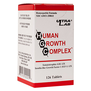 A product box of Ultra-Lab Human Growth Complex