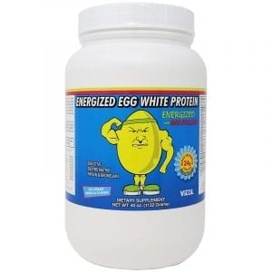 energized egg white protein bottle 40oz
