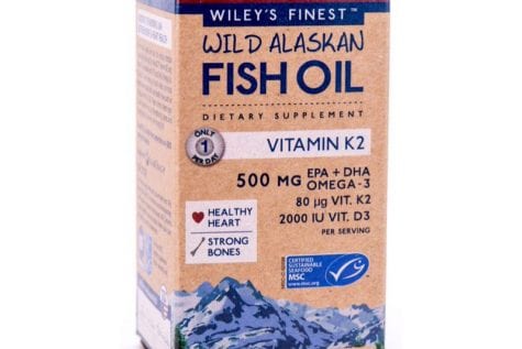 Wiley's Finest Wild Alaskan Fish Oil Vitamin K2