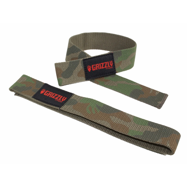 Grizzly Fitness Lifting Straps Camo